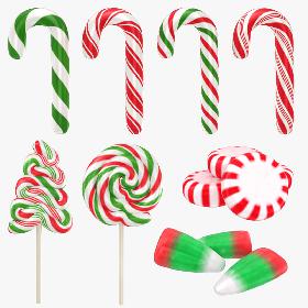 Christmas Candy Collection 2 3D model